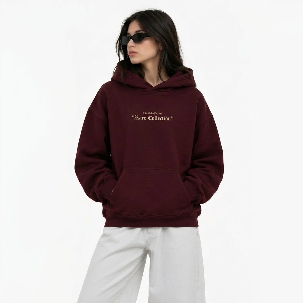 Joker Burgandy Hoodie