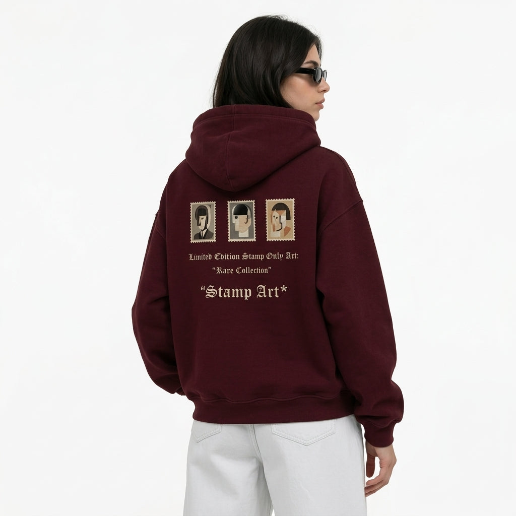 Joker Burgandy Hoodie