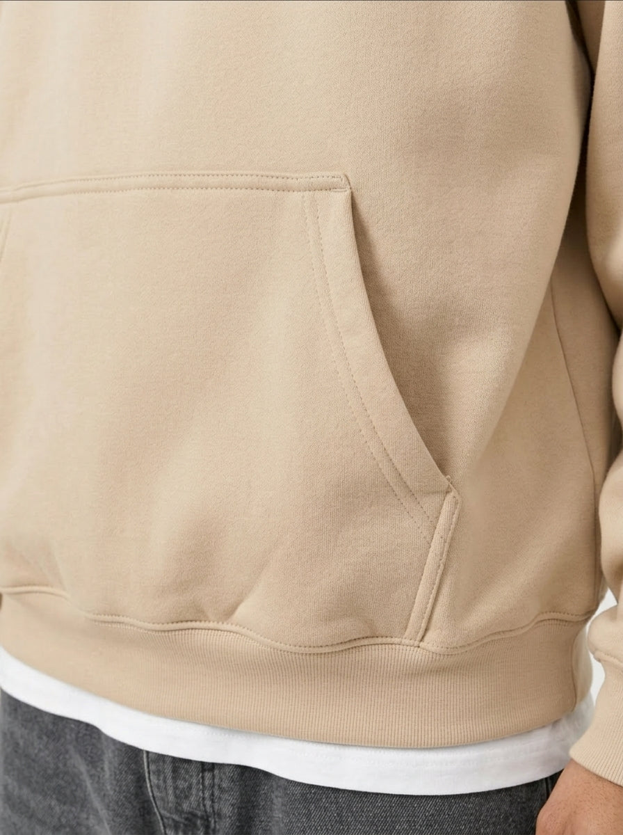New York Beige Hoodie