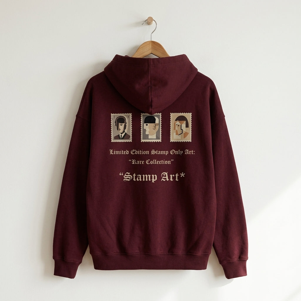 Joker Burgandy Hoodie
