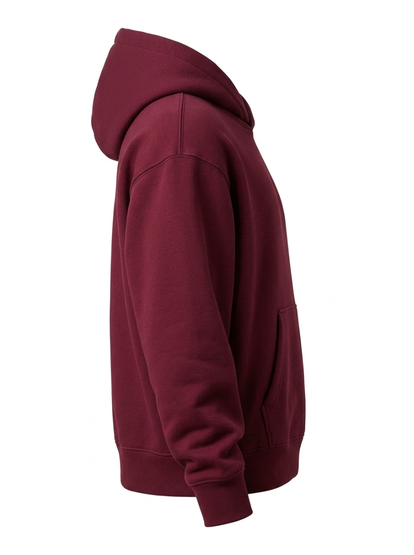 Burgundy Oversized Hoodie
