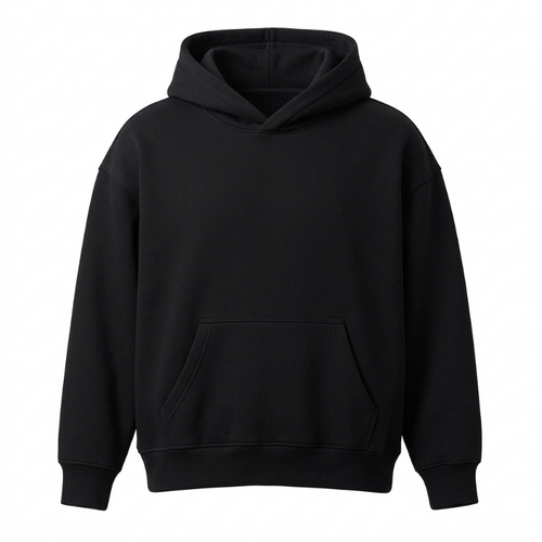 Black Oversized Hoodie
