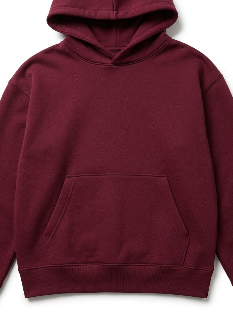 Burgundy Oversized Hoodie