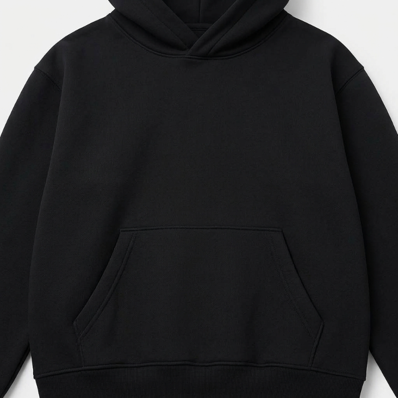 Black Oversized Hoodie