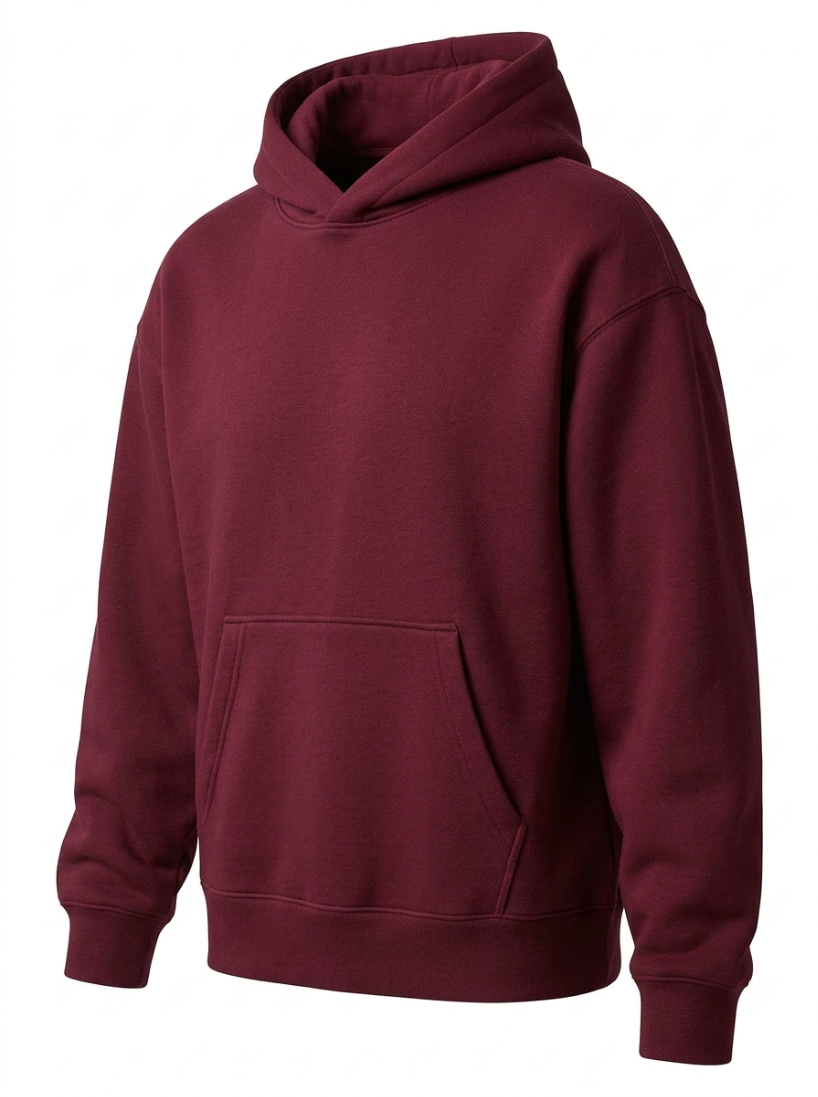 Burgundy Oversized Hoodie