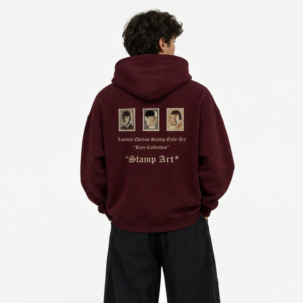 Joker Burgandy Hoodie