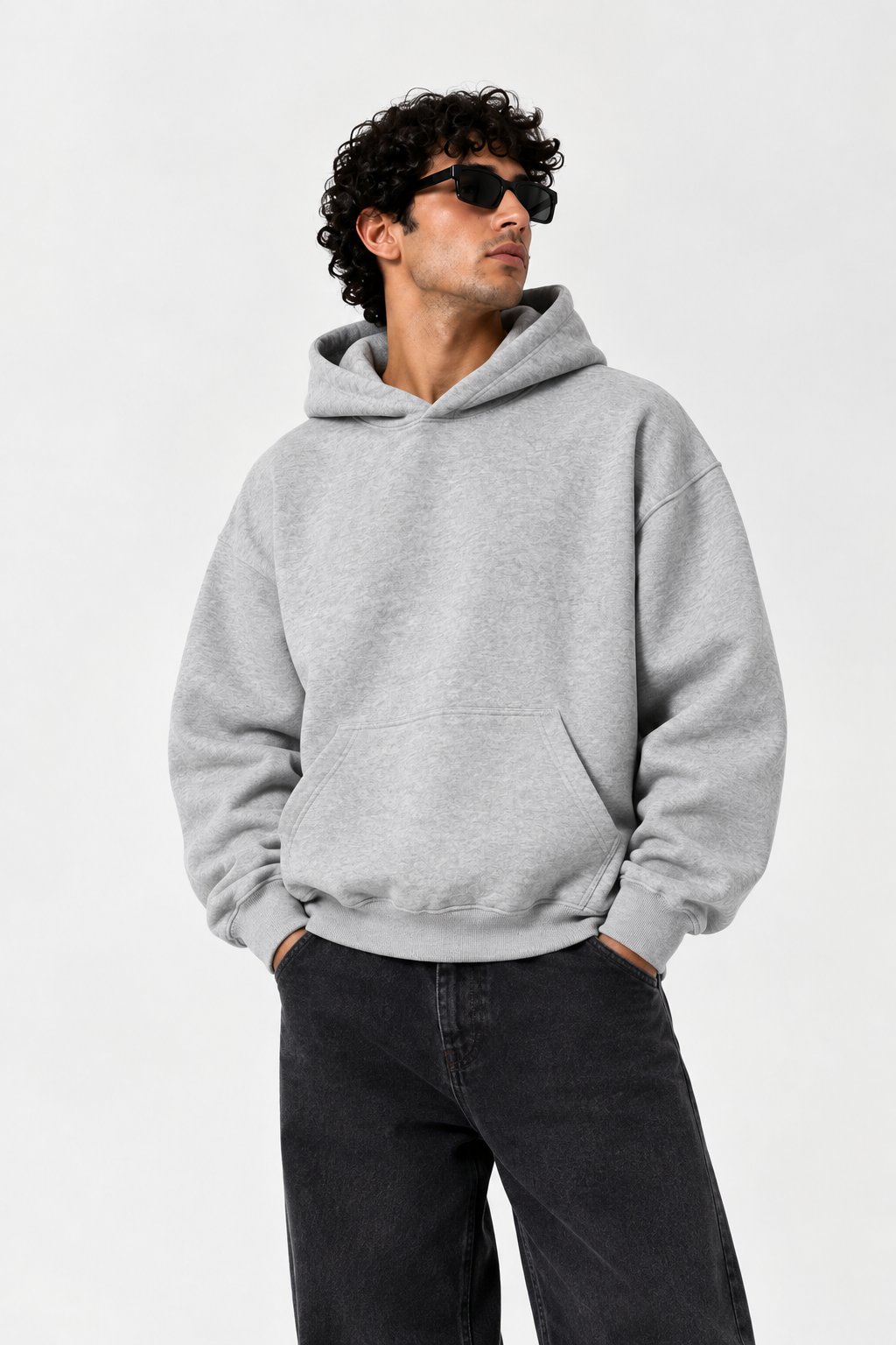 Light Grey Oversized Hoodie